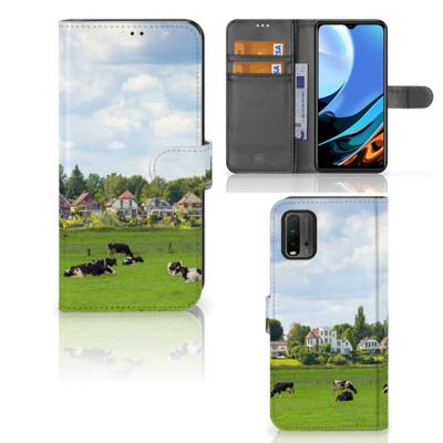 Xiaomi Redmi 9T | Poco M3 | Telefoonhoesje | Met pasjeshouder | Koeien