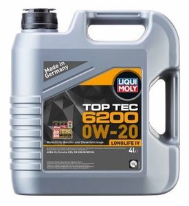 Motorolie Liqui Moly Top Tec 6200 0W20 C5 4L 20788
