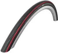Buitenband Schwalbe Lugano 25-622 - Zwart-Rood - Vouwband