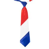 Stropdas Holland thema - Nederlandse vlag - Koningsdag/supporters verkleed accessoires Stropdas Holland thema - Nederlandse vlag - Koningsdag/supporters verkleed accessoires