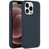 Accezz Liquid Silicone voor Apple iPhone 13 Pro Max Telefoonhoesje Blauw