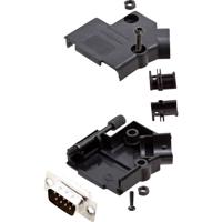 encitech D45PK-P-09-DBP-K 6355-0034-01 D-sub male connectorset 45 ° Aantal polen: 9 Soldeerkelk 1 set(s)