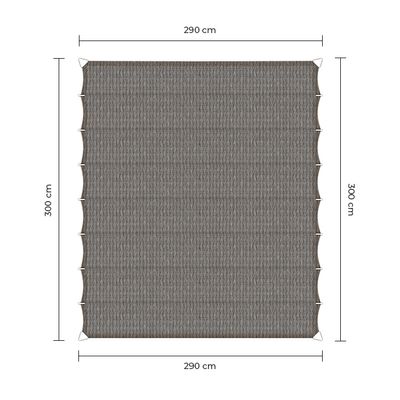 Sunfighter Wavesail grijs 2,9x3m.