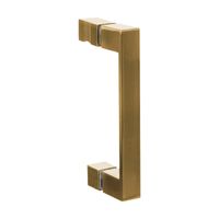 Douchecabine Compleet Just Creating 2-Delig Profielloos 90x90 cm Goud Sanitop