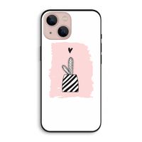Zwart-wit cactus: iPhone 13 Biologisch afbreekbaar hoesje