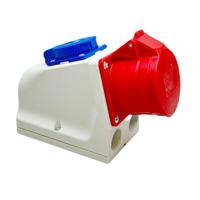 Enzo abl cee 5p/16a/400v opbouw wcd combinatie met 2p+ra - 6315161