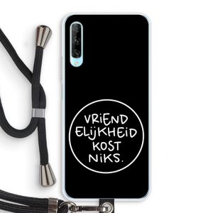 Vriendelijkheid: Huawei P Smart Pro Transparant Hoesje met koord