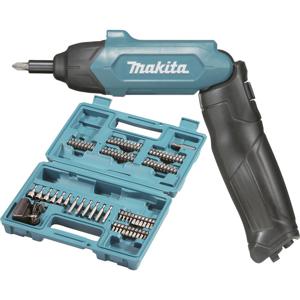 Makita DF001DW DF001DW Accu-staafschroevendraaier, Accu-knikschroefmachine 3.6 V 1.5 Ah Li-ion Incl. accu, Incl. lader, Incl. accessoires, Incl. koffer