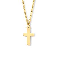 Ketting Kruis geelgoud 40 - 42 - 44 cm