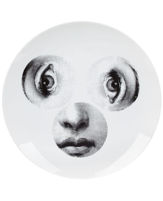 Fornasetti assiette "Tema e variazioni" - Blanc
