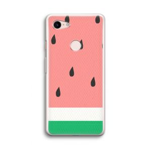 Watermeloen: Google Pixel 3 Transparant Hoesje