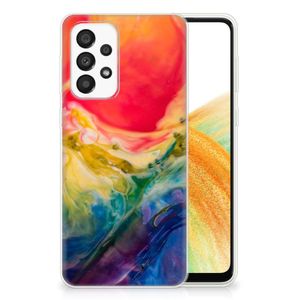 Hoesje maken Samsung Galaxy A33 5G Watercolor Dark