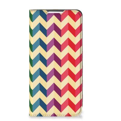 Samsung Galaxy S22 Plus | Hoesje met Magneet | Zigzag Multi Color