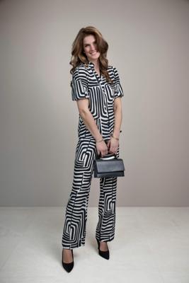 Elvira Casuals Trouser Abby E2 26-064 Broek 940 African Zebra