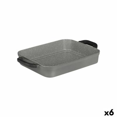 Barbecue Kinvara Wit Rood Grijs Siliconen Aluminium 32 x 25 cm