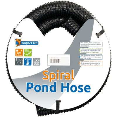 Zwarte spiraalslang 40 mm 10m Superfish - Superfish