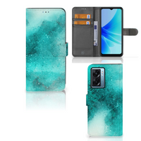 Hoesje OPPO A77 5G | A57 5G Painting Blue - thumbnail