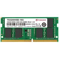 Transcend TS3200HSB-16G Werkgeheugenmodule voor laptop DDR4 16 GB 1 x 16 GB Non-ECC 3200 MHz 260-pins SO-DIMM CL22 TS3200HSB-16G - thumbnail