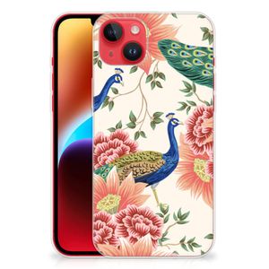 TPU Hoesje voor iPhone 14 Plus Pink Peacock