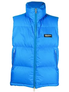 White:Space gilet Scott à design matelassé - Bleu