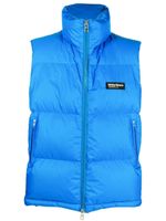 White:Space gilet Scott à design matelassé - Bleu