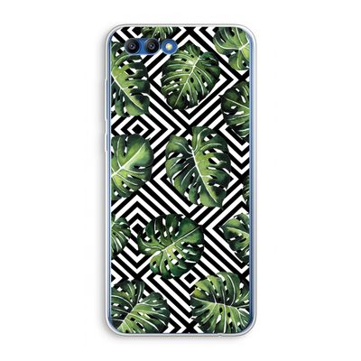 Geometrische jungle: Honor 10 Transparant Hoesje