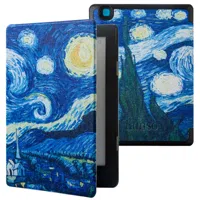 Lunso Kobo Aura H20 Edition 2 hoes (6.8 inch) - sleepcover - Van Gogh Sterrennacht