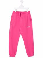 Off-White Kids pantalon de jogging à logo imprimé - Rose