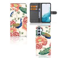 Telefoonhoesje | Met pasjeshouder | voor Samsung Galaxy A54 5G Pink Peacock
