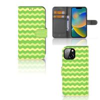 Apple iPhone 14 | Telefoon Hoesje | Waves Green