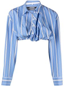 Jacquemus chemise La Chemise Bahia Courte - Bleu