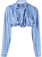 Jacquemus chemise La Chemise Bahia Courte - Bleu - thumbnail