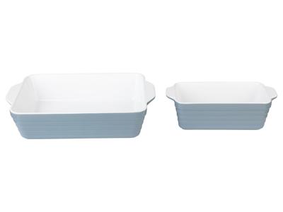 SILVERCREST Ovenschalen (Set van 2 klein/blauw)