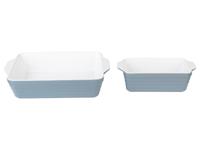 SILVERCREST Ovenschalen (Set van 2 klein/blauw)