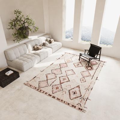 MOMO Rugs - Vloerkleed Tribe Ivory Pink - 250x350 cm