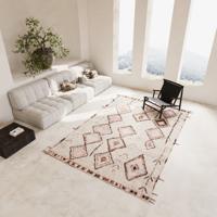 MOMO Rugs - Vloerkleed Tribe Ivory Pink - 250x350 cm