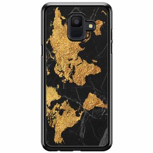 Samsung Galaxy A6 2018  hoesje - Wereldmap