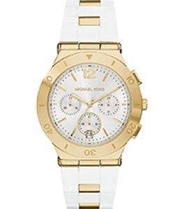 Horlogeband Michael Kors MK6171 Silicoon Wit 22mm