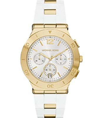 Horlogeband Michael Kors MK6171 Silicoon Wit 22mm