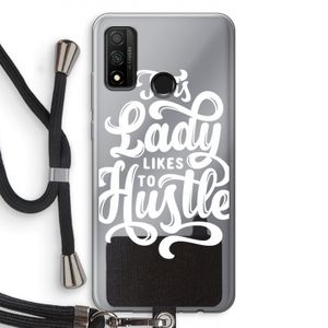 Hustle Lady: Huawei P Smart (2020) Transparant Hoesje met koord
