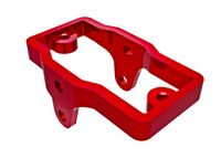 Traxxas - Servo Mount, 6061-T6 Aluminum (Red-Anodized) (TRX-9739-RED) - thumbnail