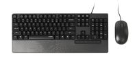 Rapoo NX2000 Wired Desktop Set Toetsenbord Zwart Rapoo NX2000 Wired Desktop Set Toetsenbord Zwart
