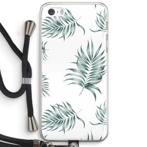 Simple leaves: iPhone 5 / 5S / SE Transparant Hoesje met koord