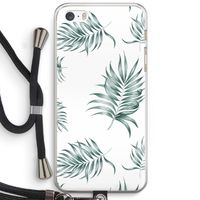 Simple leaves: iPhone 5 / 5S / SE Transparant Hoesje met koord