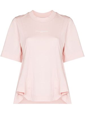 Stella McCartney t-shirt à logo imprimé - Rose