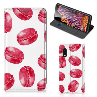 Samsung Xcover Pro | Flip Style Cover | Pink Macarons