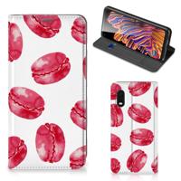 Samsung Xcover Pro | Flip Style Cover | Pink Macarons