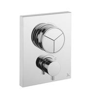 Crosswater Crossbox inbouw douchekraan thermostatisch 3 functies inclusief inbouwdeel chroom PROCBPUSH2500LBPC