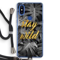 Stay wild: Xiaomi Mi Mix 3 Transparant Hoesje met koord
