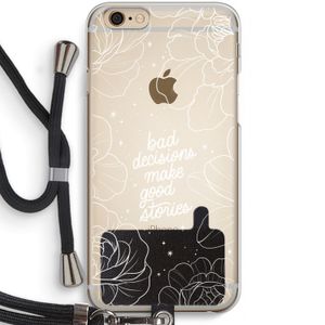 Good stories: iPhone 6 / 6S Transparant Hoesje met koord